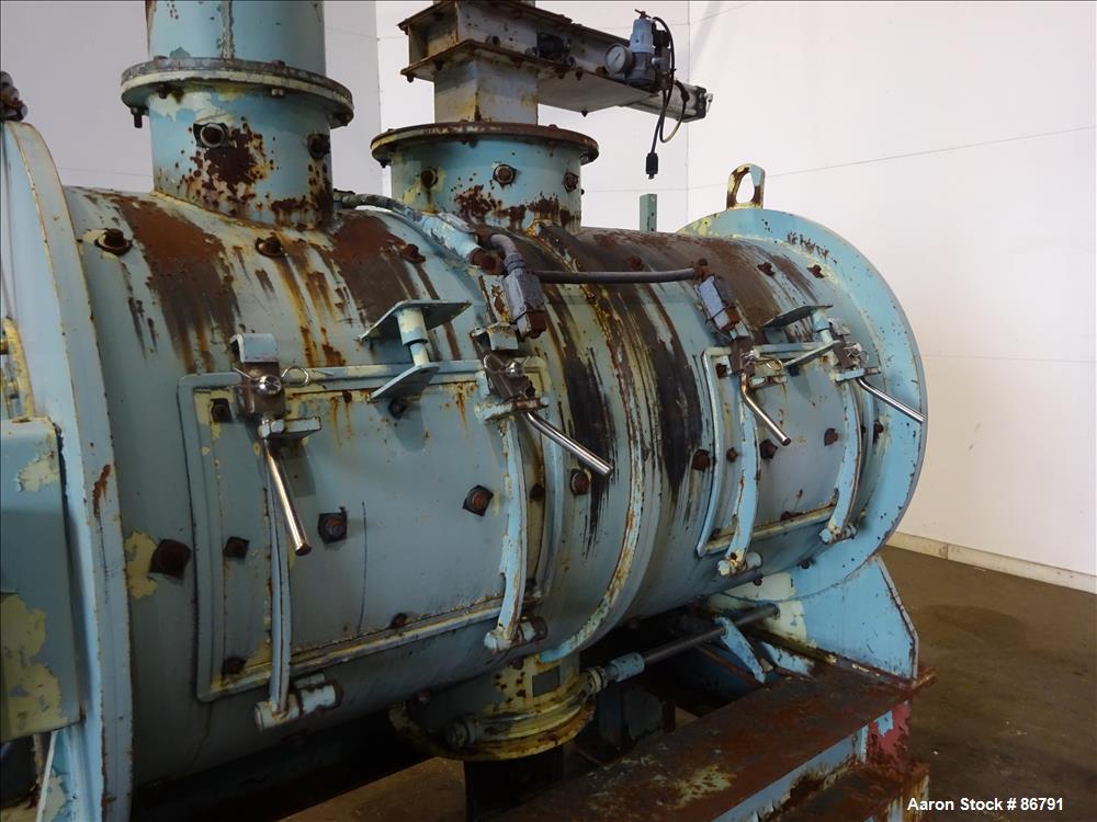 Used Littleford Plow Mixer, Model FKM-1200-E, Carbon Steel. 26.1 Cubic feet wor