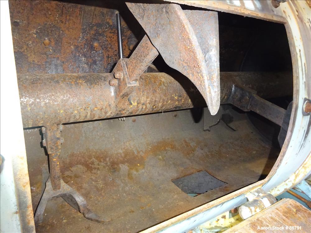 Used Littleford Plow Mixer, Model FKM-1200-E, Carbon Steel. 26.1 Cubic feet wor