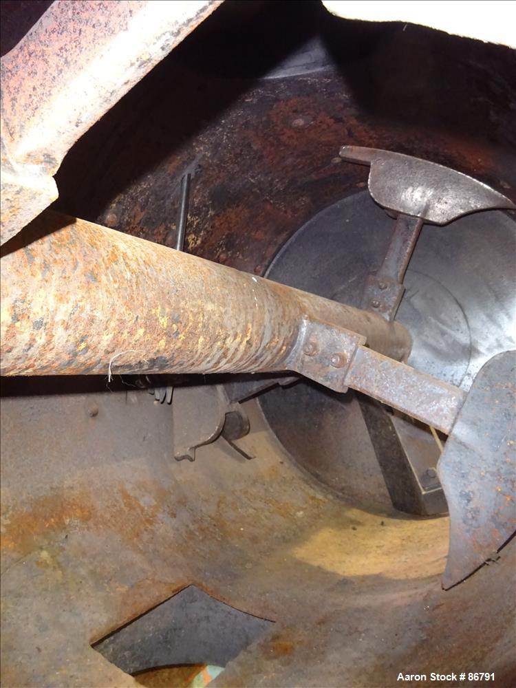 Used Littleford Plow Mixer, Model FKM-1200-E, Carbon Steel. 26.1 Cubic feet wor