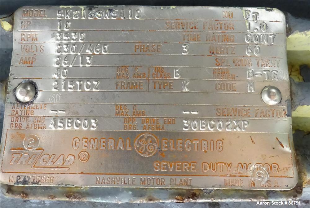 Used Littleford Plow Mixer, Model FKM-1200-E, Carbon Steel. 26.1 Cubic feet wor