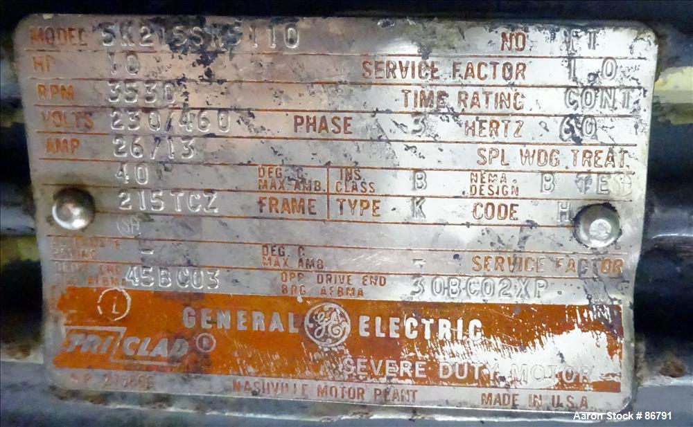Used Littleford Plow Mixer, Model FKM-1200-E, Carbon Steel. 26.1 Cubic feet wor
