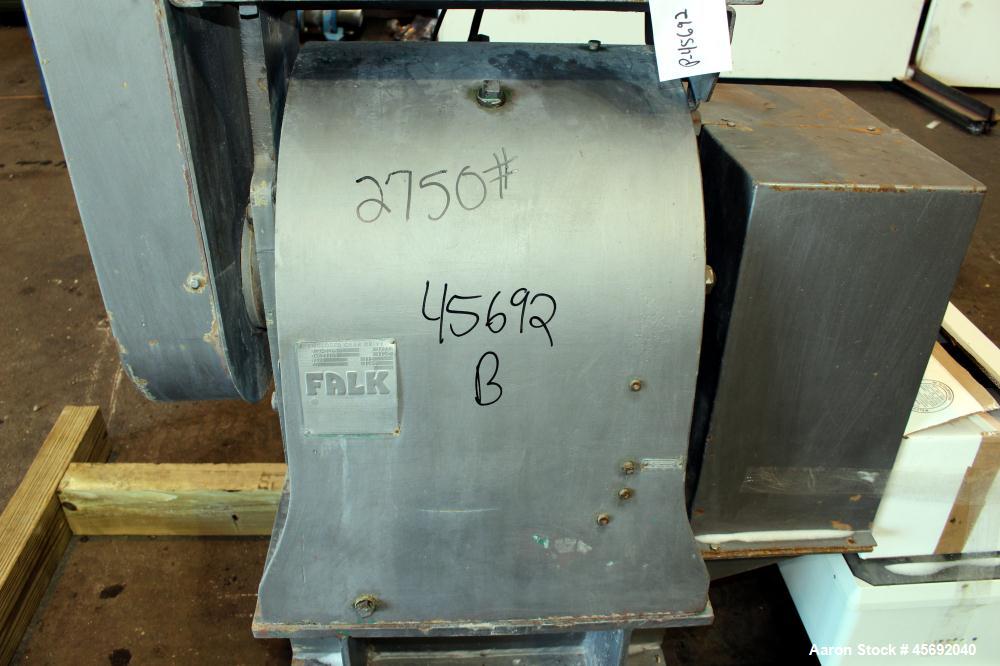 Used Littleford Plow Mixer, Model FKM-1200, 1200 Liters (317 Gallon), 42 Cubic Feet, Batch Type, Stainless Steel. Non-jacketed chamber approximately 37" diameter x 65" straight side. 6" diameter shaf...