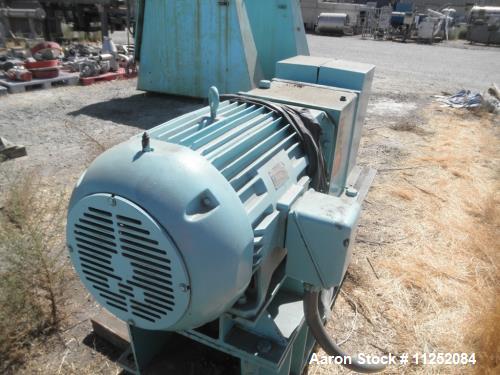 Used- Littleford Plow Mixer, Model FKM-3000-D. Stainless steel construction. Mixing chamber measures 42" diameter x 108" lon...