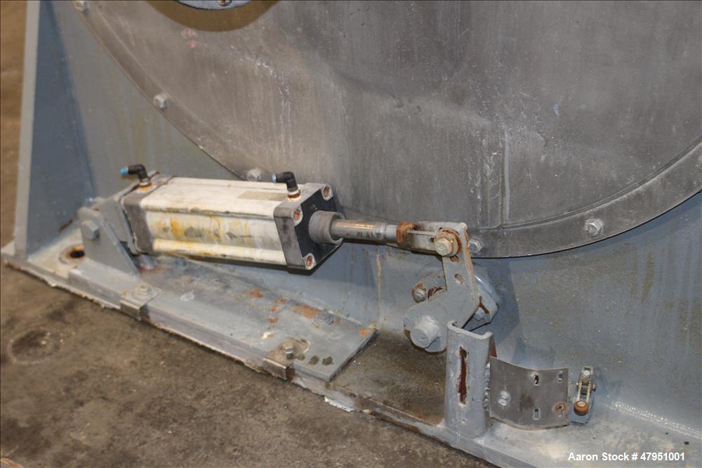 Used Littleford 3000-Liter Horizontal Cylindrical Batch Mixer, Model FKM-3000-D