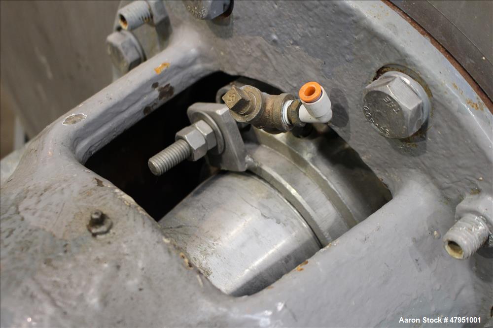 Used Littleford 3000-Liter Horizontal Cylindrical Batch Mixer, Model FKM-3000-D