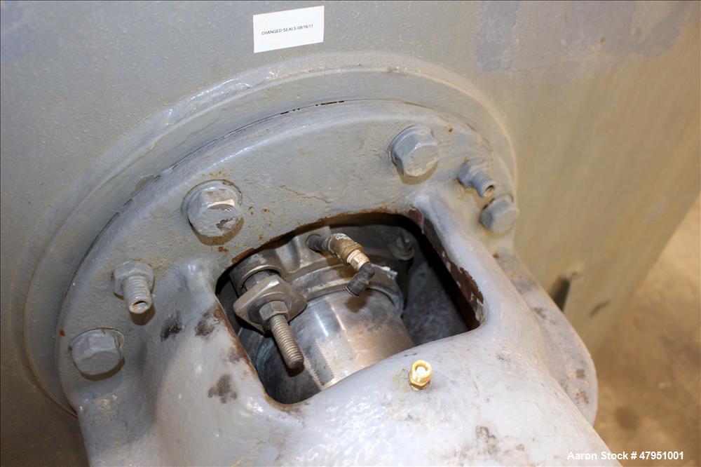 Used Littleford 3000-Liter Horizontal Cylindrical Batch Mixer, Model FKM-3000-D