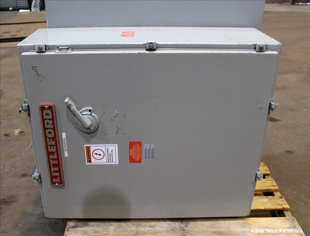 Used Littleford 3000-Liter Horizontal Cylindrical Batch Mixer, Model FKM-3000-D