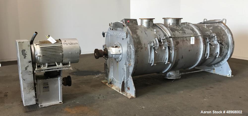 Used Littleford Batch Type Plow Mixer, Model FKM-3000, 74 Cubic Feet Capacity.