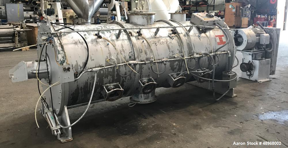 Used Littleford Batch Type Plow Mixer, Model FKM-3000, 74 Cubic Feet Capacity.