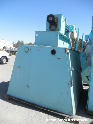 Used- Littleford Plow Mixer, Model FKM-4200-D. Stainless steel contacts. Mixing chamber measures 48" diameter x 11' long, ai...