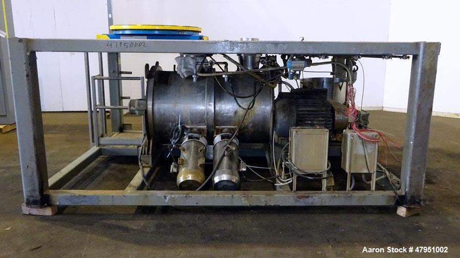 Used Lodige Plow Mixer, Model FKM-600-D, 304 Stainless Steel.