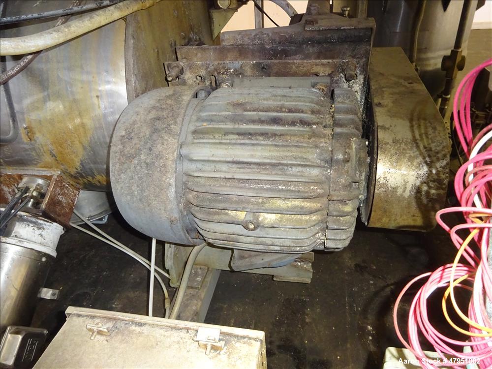 Used Lodige Plow Mixer, Model FKM-600-D, 304 Stainless Steel.