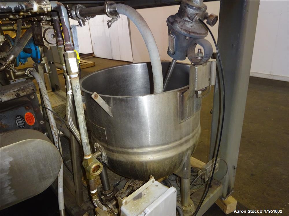 Used Lodige Plow Mixer, Model FKM-600-D, 304 Stainless Steel.
