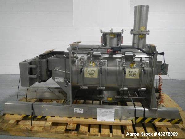 Used Stainless Steel Littleford Mixer, model FKM600D