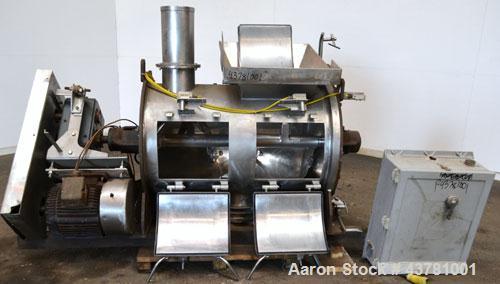 Used Stainless Steel Littleford Plow Mixer, Model FKM-600