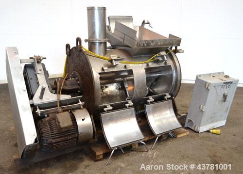 Used Stainless Steel Littleford Plow Mixer, Model FKM-600