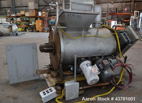 Used Stainless Steel Littleford Plow Mixer, Model FKM-600