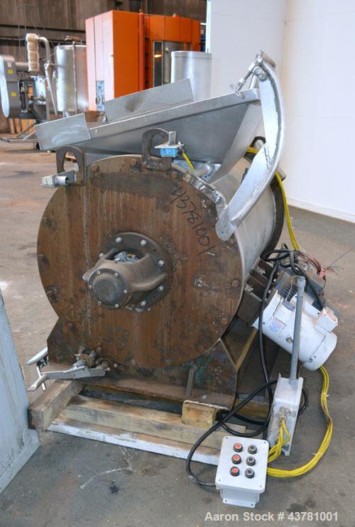 Used Stainless Steel Littleford Plow Mixer, Model FKM-600