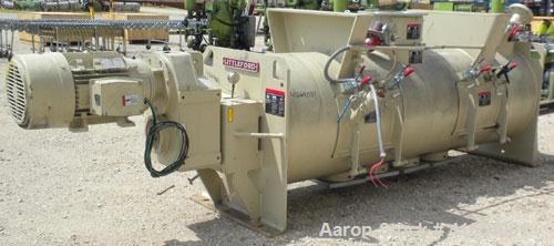 Used Stainless Steel Littleford Batch Type Plow Mixer, model FKM1200D