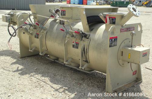 Used Stainless Steel Littleford Batch Type Plow Mixer, model FKM1200D