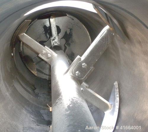 Used Stainless Steel Littleford Batch Type Plow Mixer, model FKM1200D