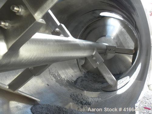 Used Stainless Steel Littleford Batch Type Plow Mixer, model FKM1200D