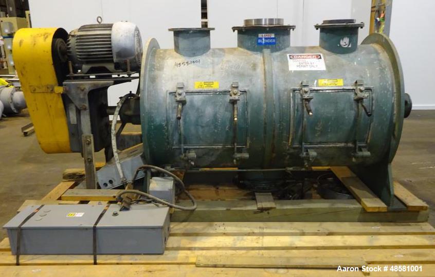 Used Littleford Plow Mixer, 304 Stainless Steel.