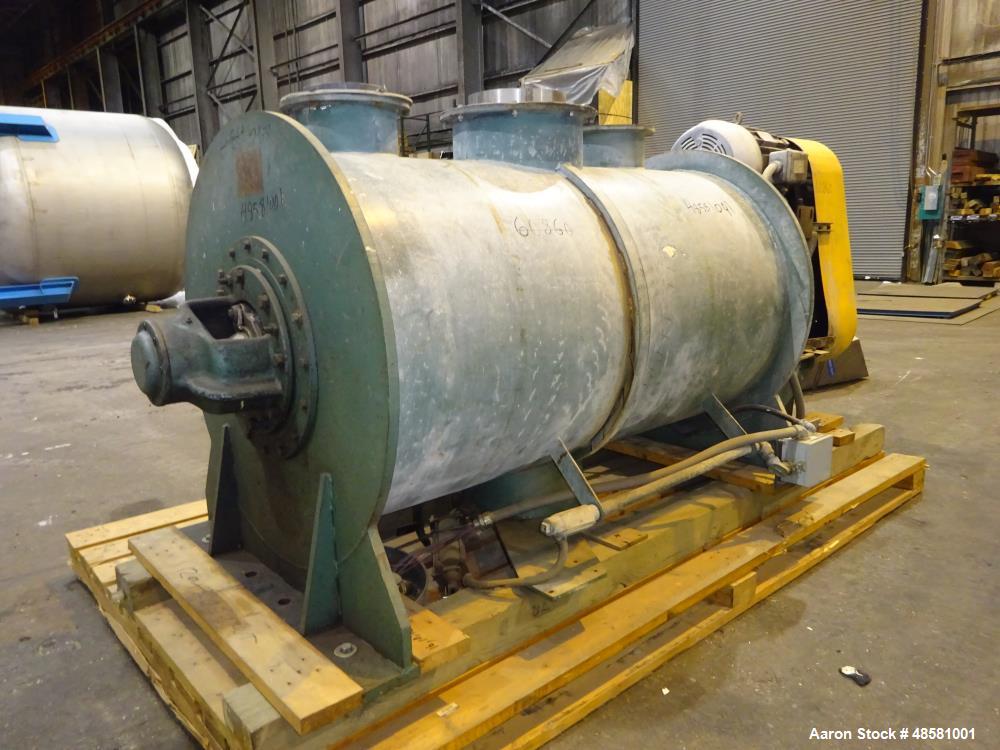 Used Littleford Plow Mixer, 304 Stainless Steel.