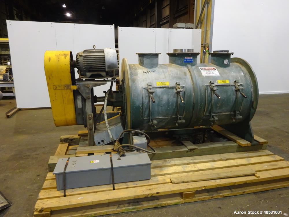 Used Littleford Plow Mixer, 304 Stainless Steel.