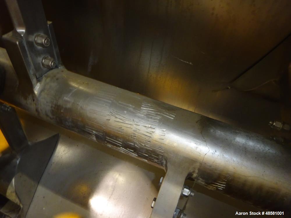 Used Littleford Plow Mixer, 304 Stainless Steel.