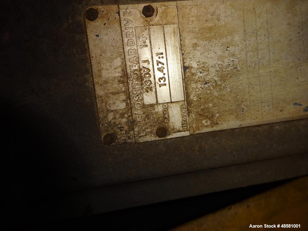 Used Littleford Plow Mixer, 304 Stainless Steel.
