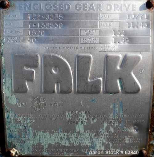 Used Littlford Batch Type Plow Mixer, Model FKM1200D, 304 Stainless Steel. 26.1 cubic feet working capacity (43.4 total). Carbon steel jacketed chamber 31.13" diameter x 98-1/4" long, rated 75 psi at...