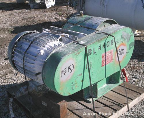 USED: Littleford plow mixer, model FKM1200D, batch type. 26.1 cubic foot working capacity, 43.4 total, 316 stainless steel. Non-jacketed chamber 32" diameter x 99" straight side. 5" diameter shaft wi...