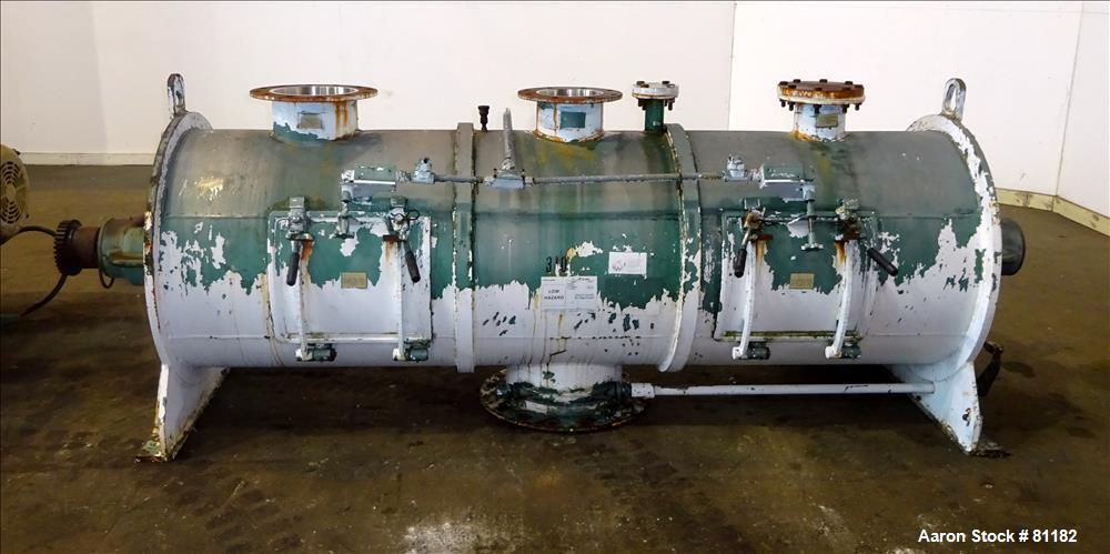 Used: Stainless Steel Littleford plow mixer, model FKM1200D, batch type. 26.1 cu