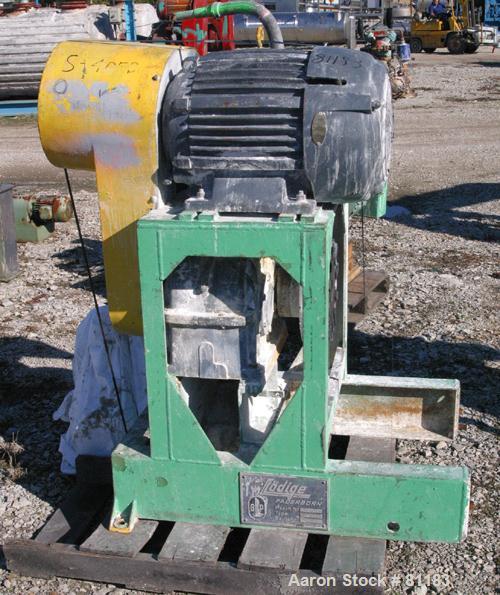 Used: Stainless Steel Lodige Plow Mixer, Model FKM1200D, Batch Type.