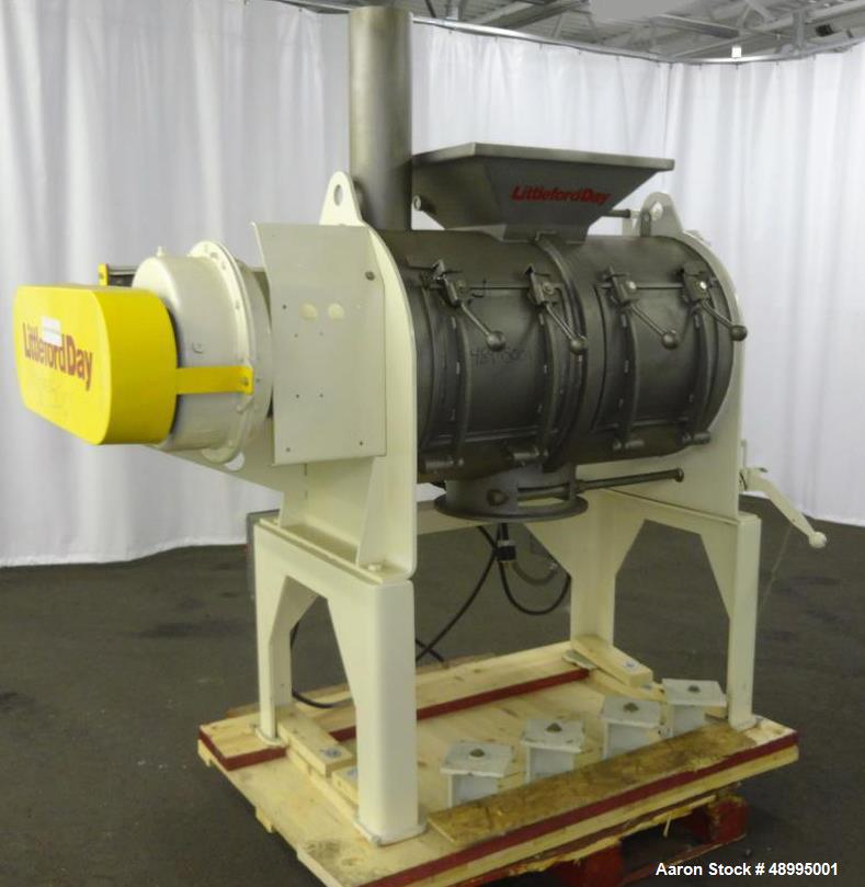 Used Littleford Batch Type Model FKM300 Plow Mixer.