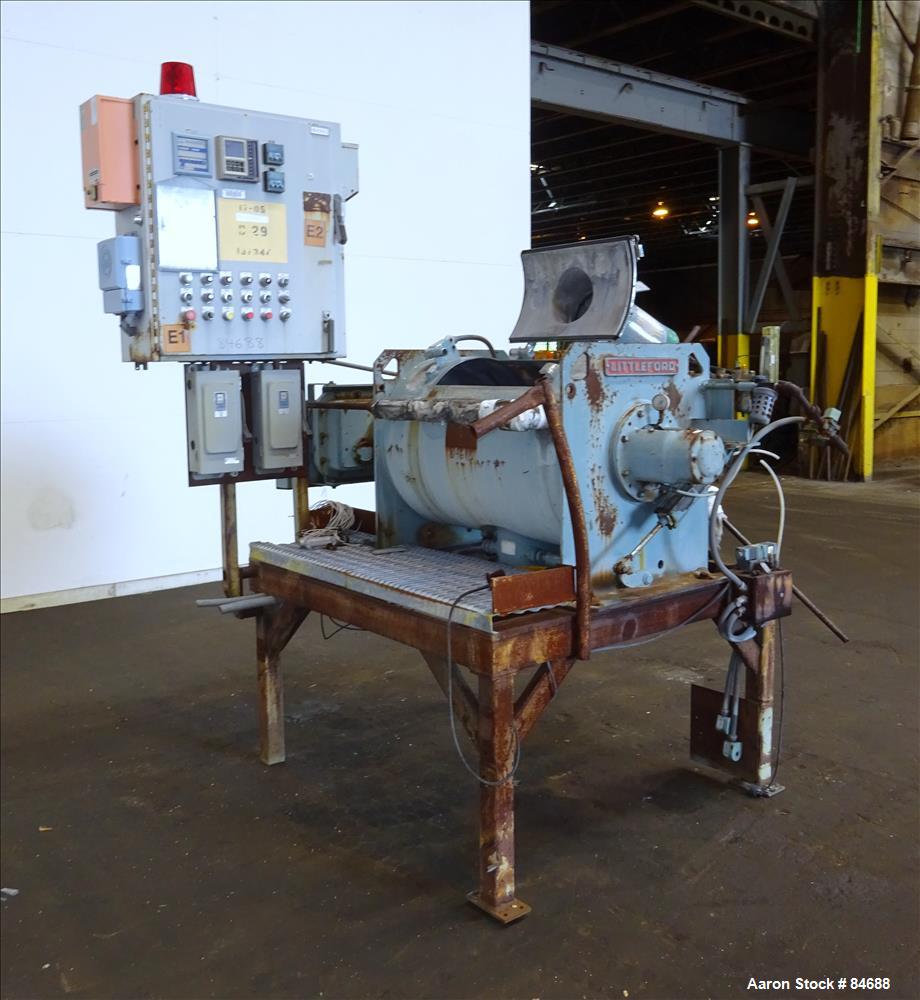 Used Stainless Steel Littleford Plow Mixer, Model FKM300