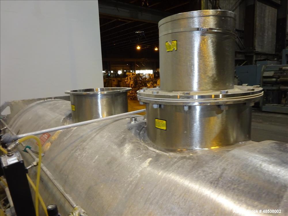 Used Littleford Day Plow Mixer, Model FKM-4200-D, 316 Stainless Steel.