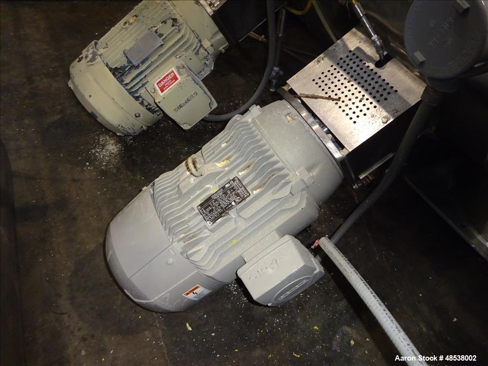 Used Littleford Day Plow Mixer, Model FKM-4200-D, 316 Stainless Steel.