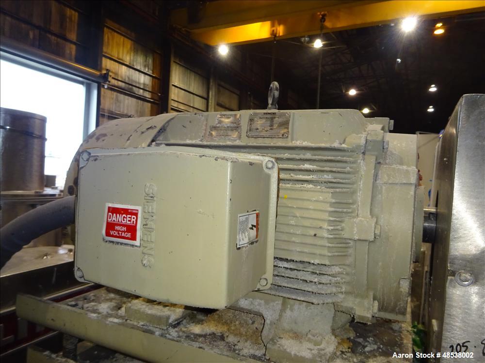 Used Littleford Day Plow Mixer, Model FKM-4200-D, 316 Stainless Steel.