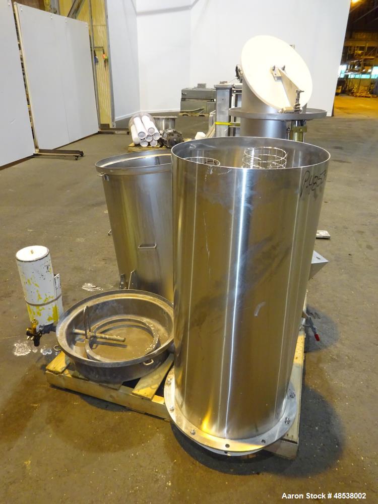 Used Littleford Day Plow Mixer, Model FKM-4200-D, 316 Stainless Steel.