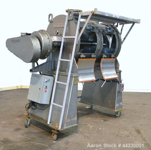 Used Stainless Steel Littleford Batch Type Plow Mixer, Model FKM600-D