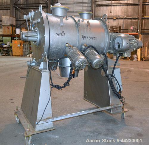 Used Stainless Steel Littleford Batch Type Plow Mixer, Model FKM600-D