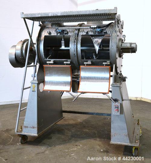 Used Stainless Steel Littleford Batch Type Plow Mixer, Model FKM600-D