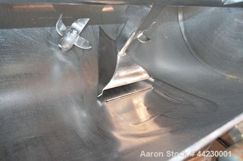 Used Stainless Steel Littleford Batch Type Plow Mixer, Model FKM600-D