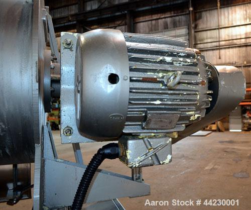 Used Stainless Steel Littleford Batch Type Plow Mixer, Model FKM600-D