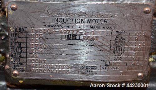 Used Stainless Steel Littleford Batch Type Plow Mixer, Model FKM600-D