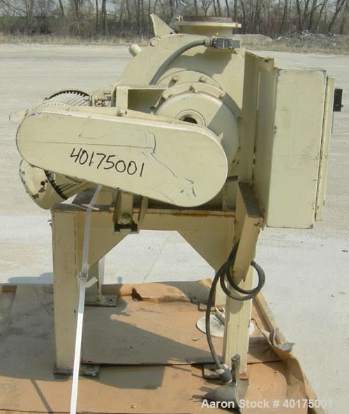 Used Littleford Plow mixer, model FM-130-D, batch type. 3 cubic foot working capacity, 4.6 total, 304 stainless steel. Carbon steel jacketed chamber 20" diameter x 26" straight side, Used- Littleford...