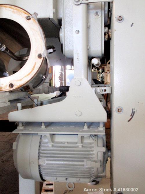 Used Littleford Batch Type Plow Mixer, Model FM130D, 304 Stainless Steel. 3 cubic feet working capacity, 4.6 total. Internal rated full vacuum at 320 deg F, jacket rated 75 psi at 320 deg F. Bolt on ...