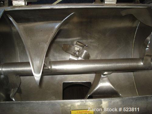 USED: Littleford 130 liter stainless steel high intensity mixer, model FM130. This unit is reported to be in superb condition and features complete stainless steel construction including support base...